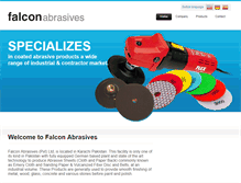 Tablet Screenshot of falconabrasives.com